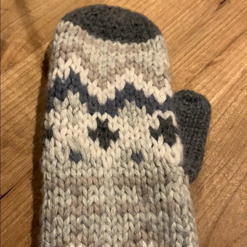 Fairisle Cashmere Blend Mittens
